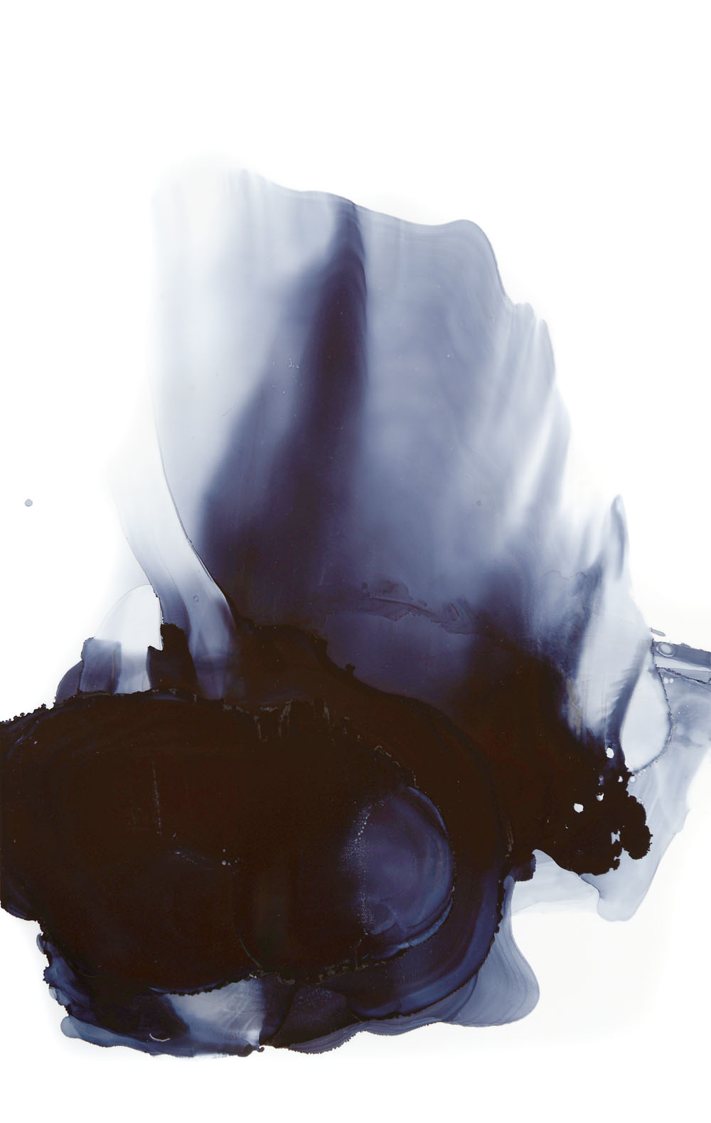 Ablution Series, ink on mylar, 35 x 23 inches, 2015