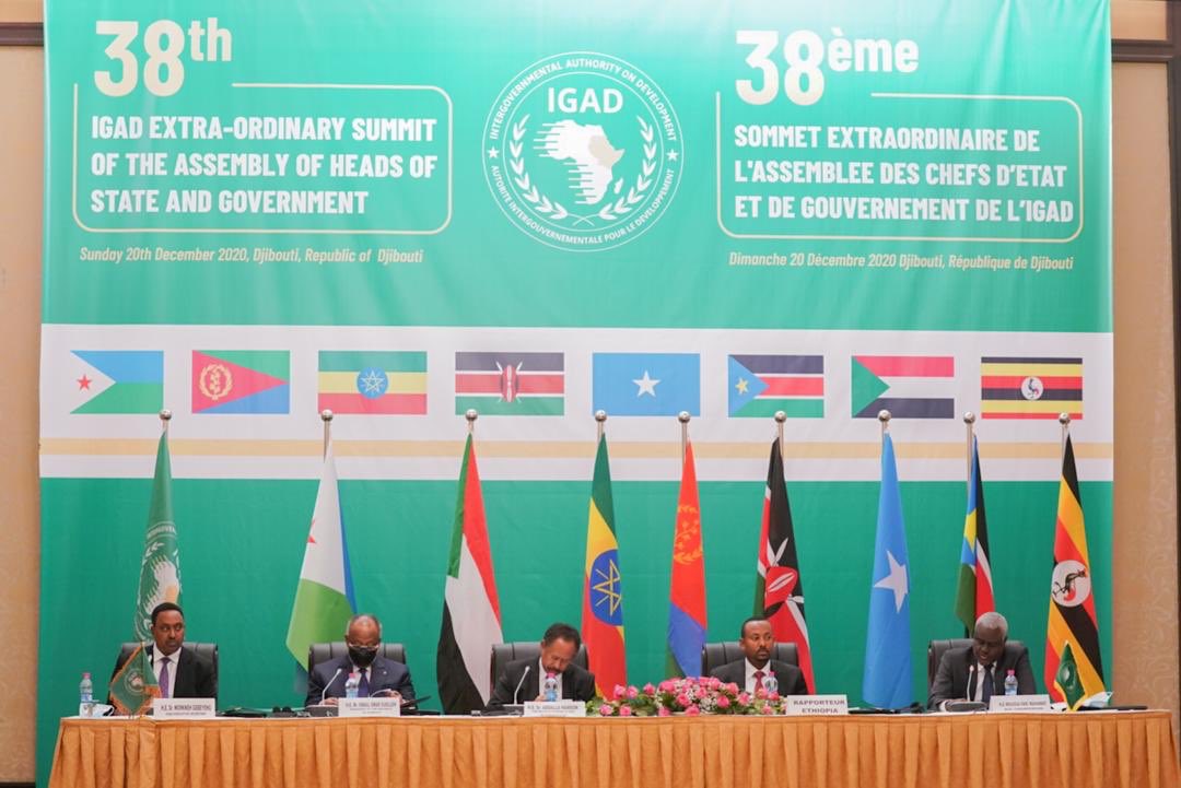 الجلسة الافتتاحية لقمة الإيغاد الثامنة والثلاثين