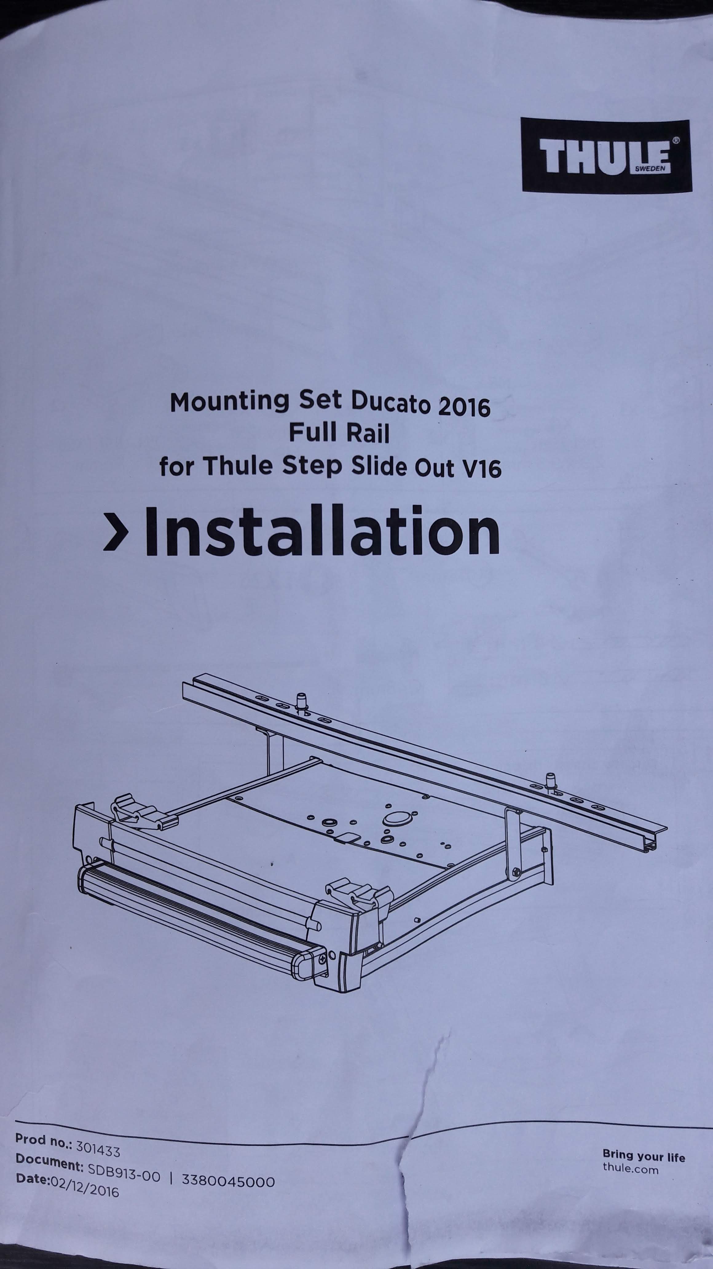 Trittstufe Thule Slide Out Step Im Camper Nils Campervan