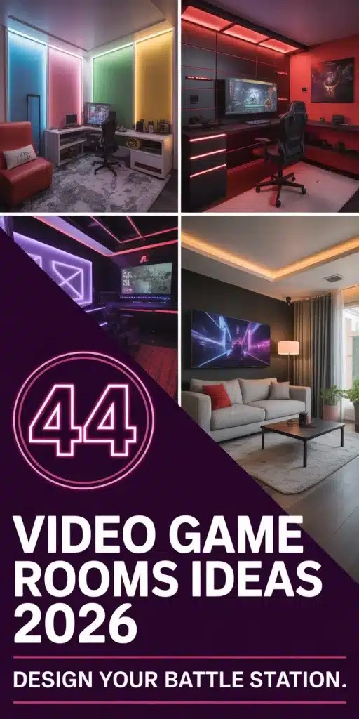 Video Game Room Ideas 2026 44 Cozy Retro And Modern Setups For Every K1xTSqw@2k