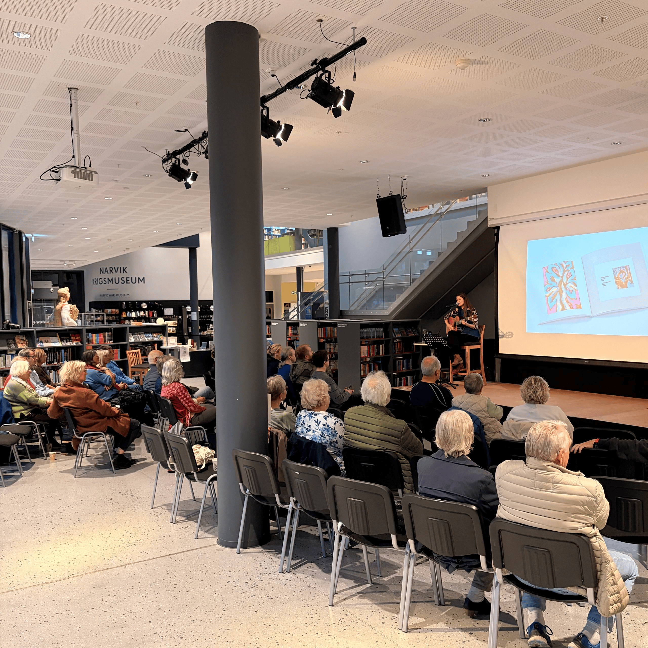 Book release and concert at Narvik Library!