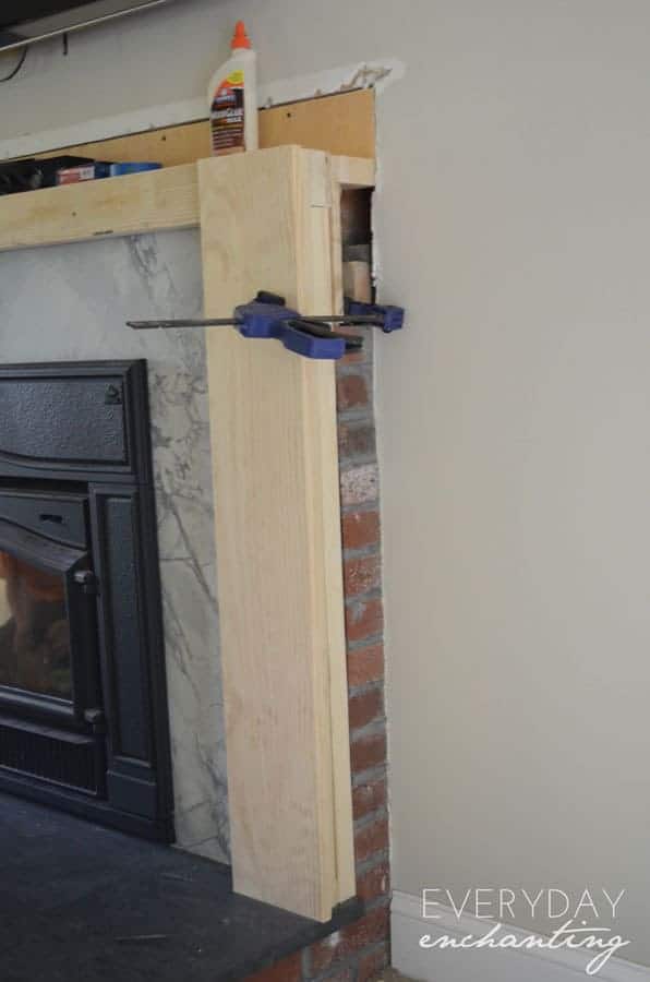 How To Cover A Brick Fireplace With Stone Hgtv