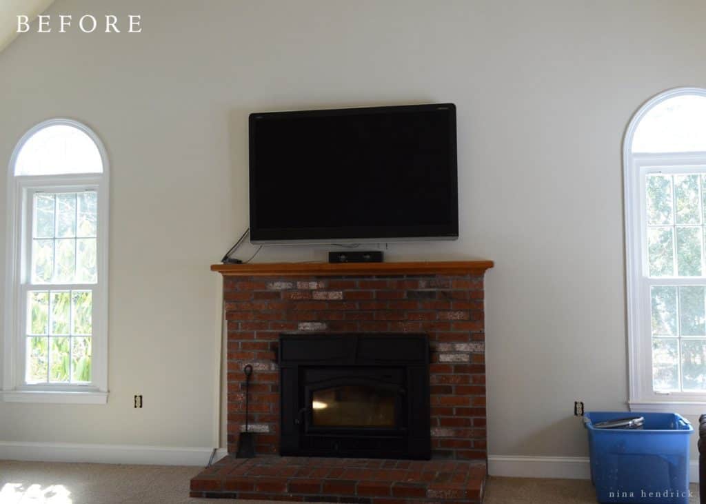 Fall Nesting In The Family Room My Mantel And Family Room Projects Home Fireplace Fireplace Makeover Fireplace Surrounds