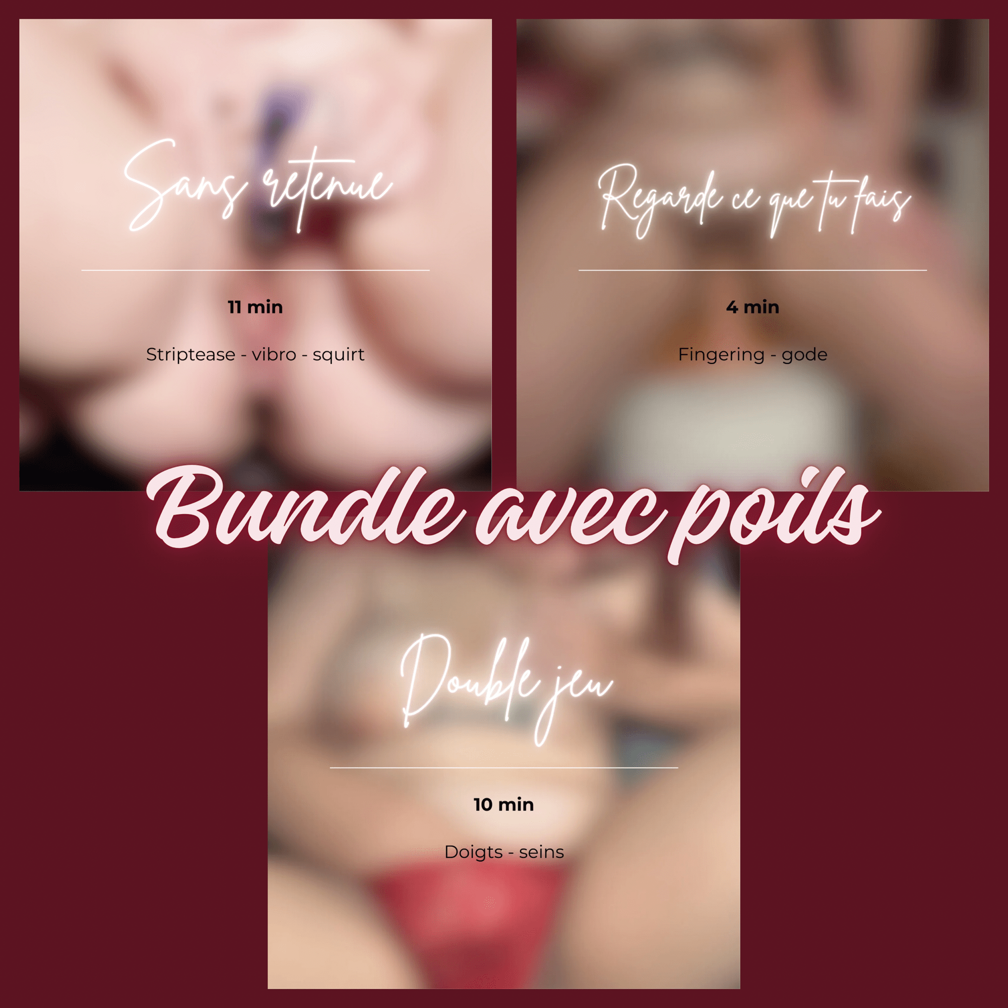 Bundle avec poils