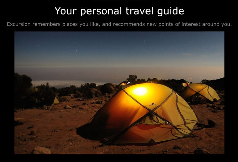 Excursion App Github - Modern Space Art - Desktop