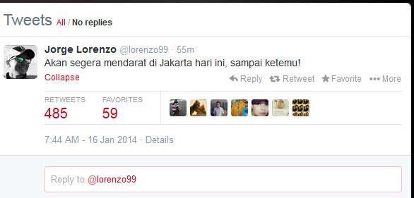 Jorge Lorenzo Dan Valentino Rossi Confirm Dateng Ke Jekardah