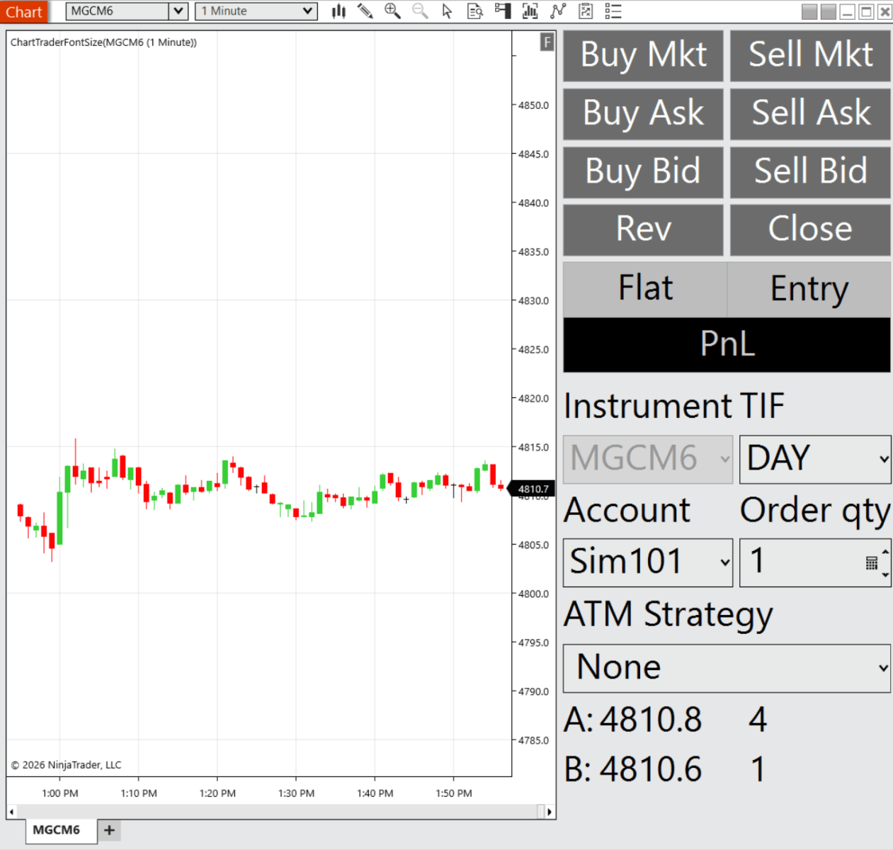 ChartTraderFontSize - NinjaTrader Ecosystem