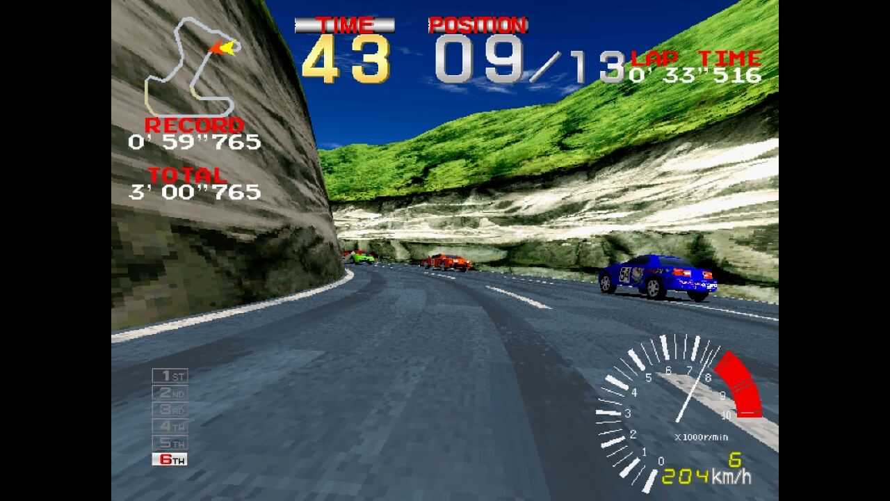 Arcade Archives RIDGE RACER NSP/XCI ROM Free Download screenshot
