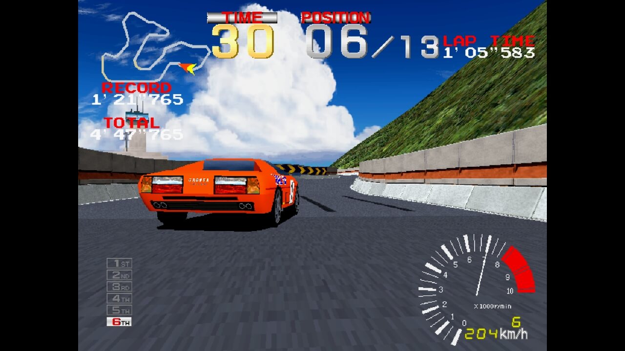 Arcade Archives RIDGE RACER NSP/XCI ROM Free Download screenshot