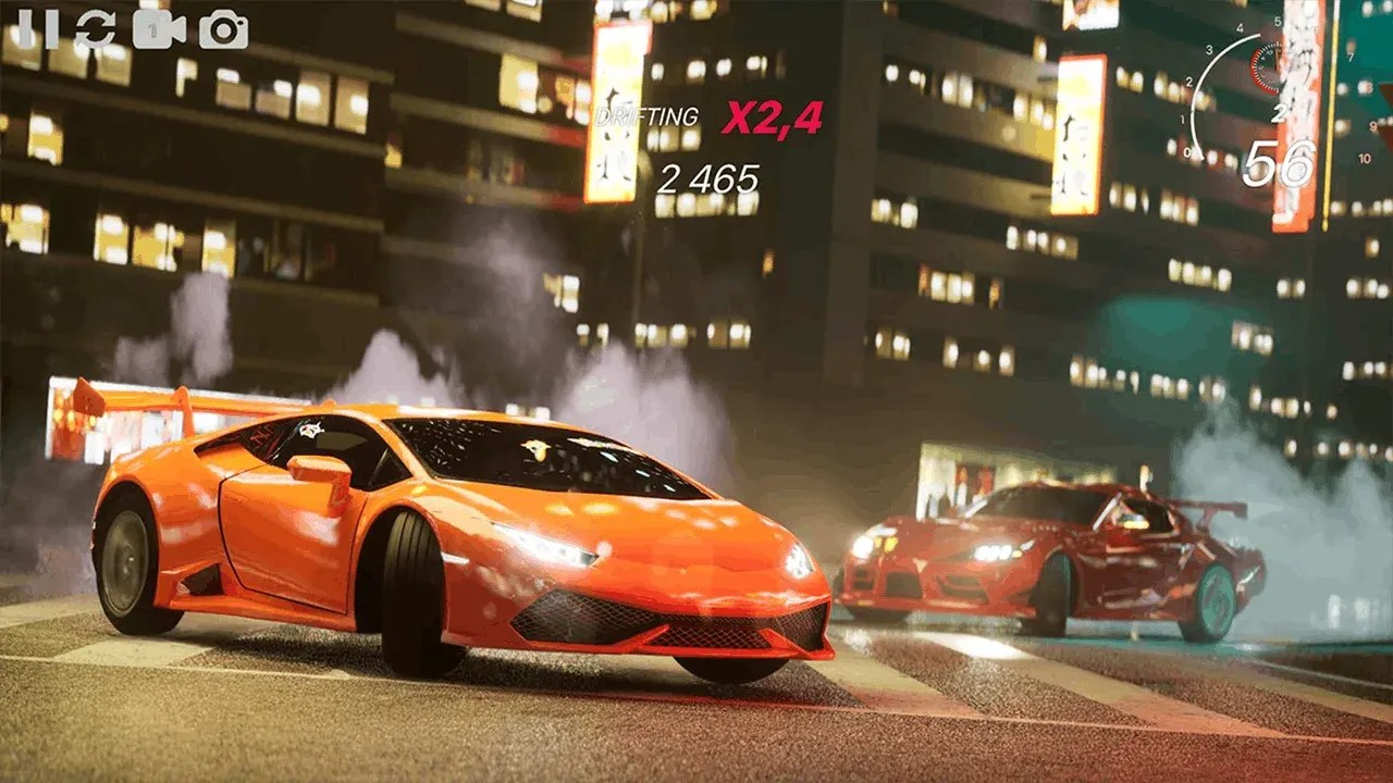 Hashiriya Drifter-Car Racing,Drift,Drag REMASTER NSP Download screenshot