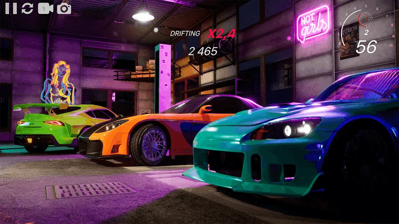 Hashiriya Drifter-Car Racing,Drift,Drag REMASTER NSP Download screenshot