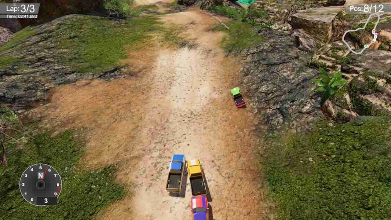 Top Down Rally Racing NSP ROM Free Download screenshot