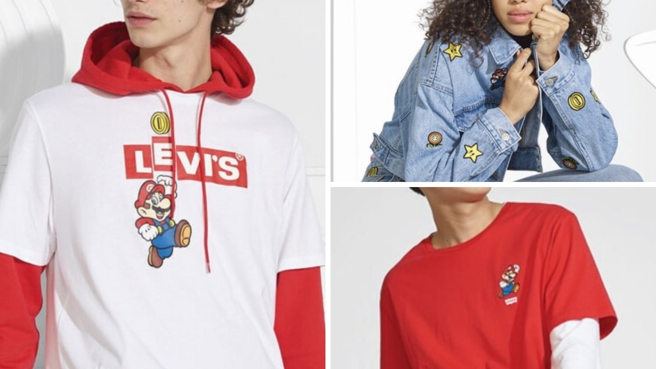 Super Mario Collaboration Apparel 