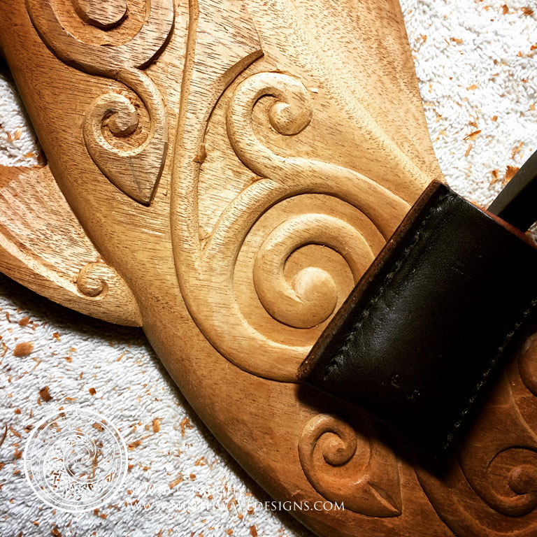 Refining the spirals, giving them a smooth shape.