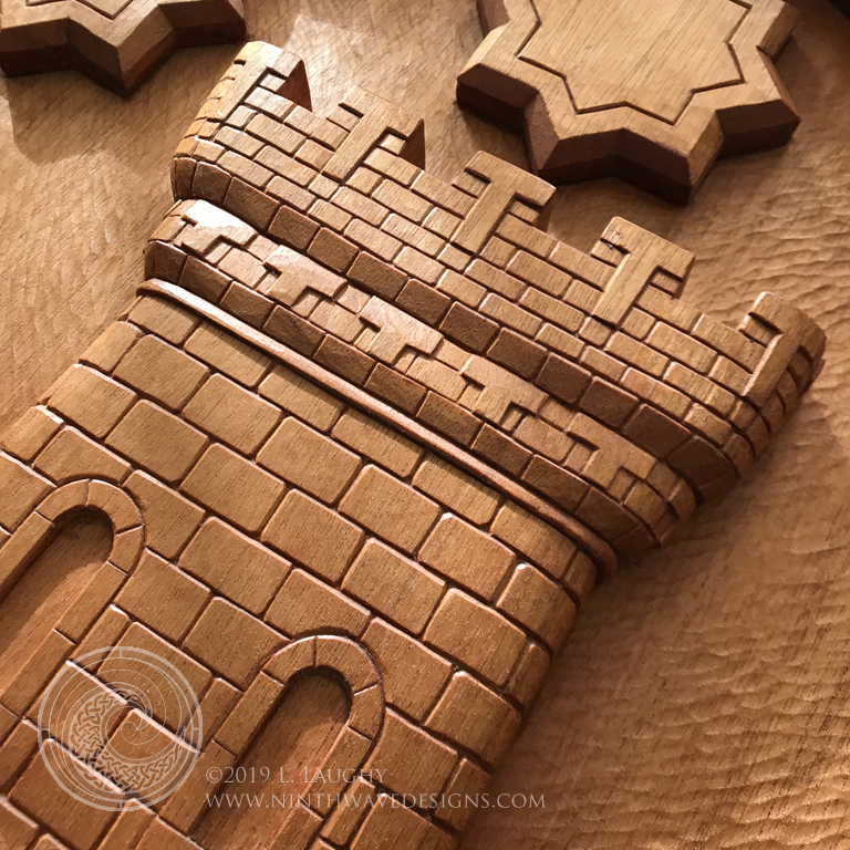 Details on the tower.