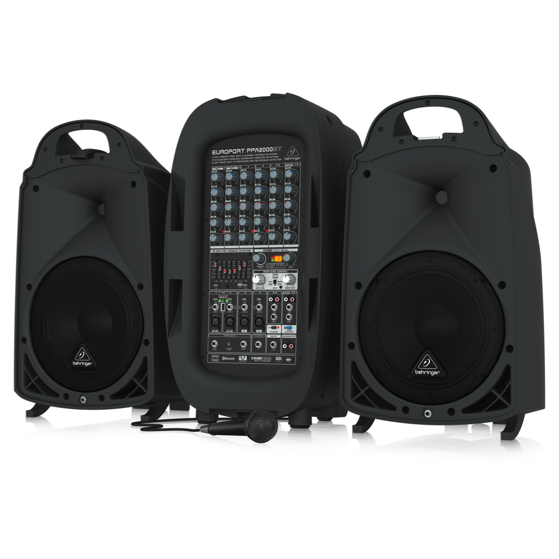 BAFLE PORTATIL DE 10” BEHRINGER PPA2000BT (B111)