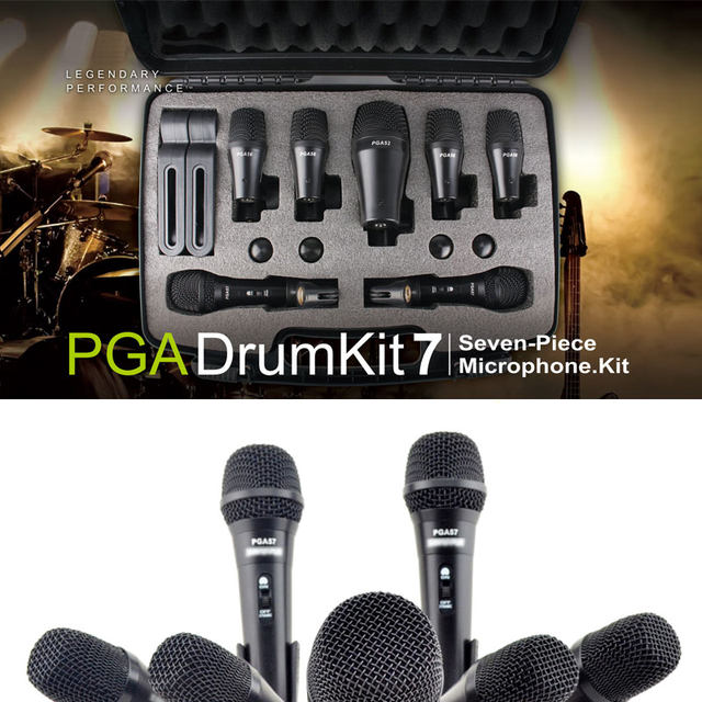 Kit de micrófono de bateria DMK-7 Shamsonic(MIC91)