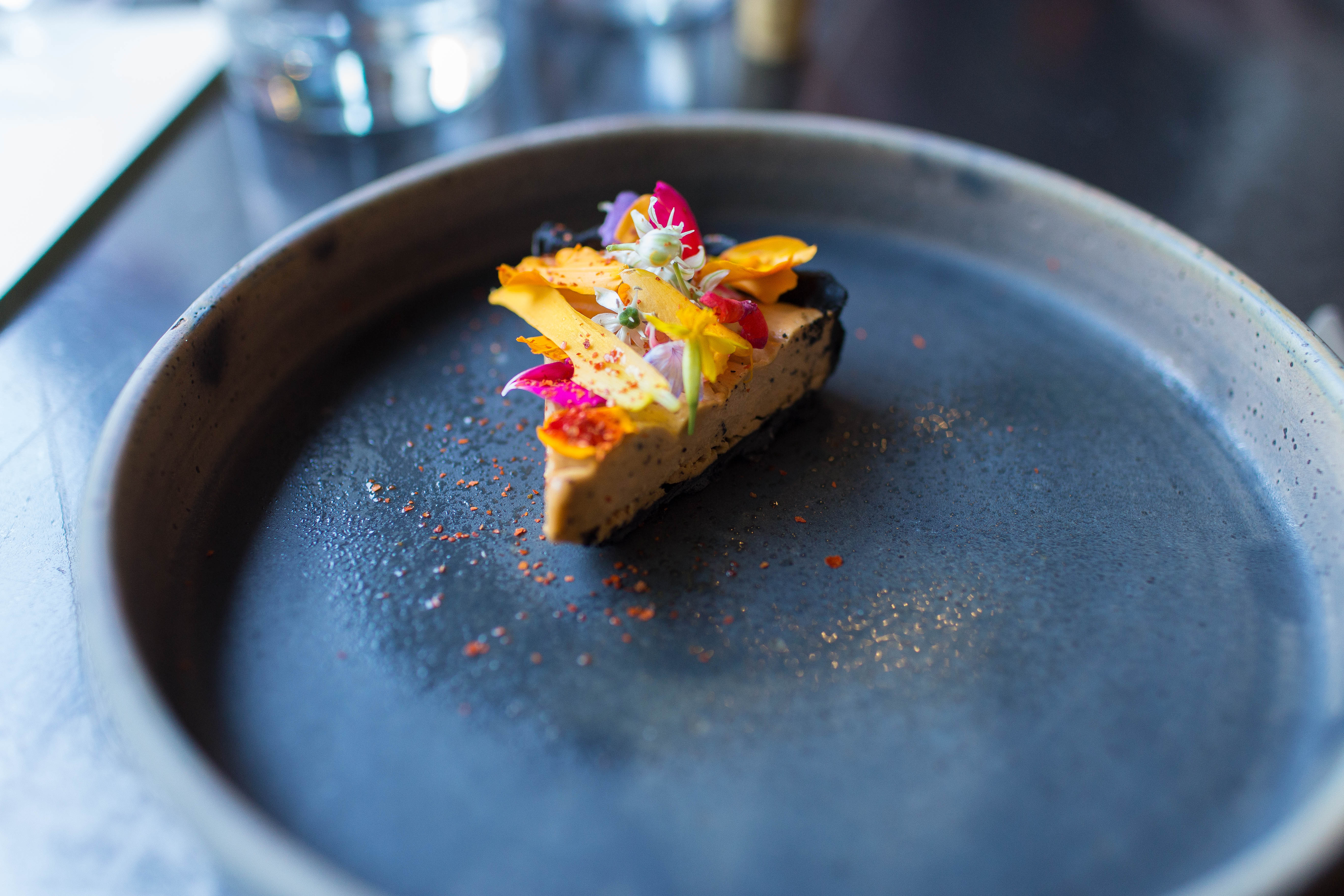 first course - sea urchin pie