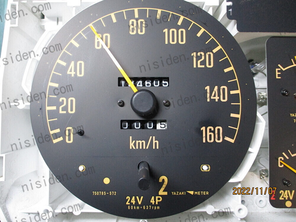 車 いすず エルフ スピードメーター 160 km/h