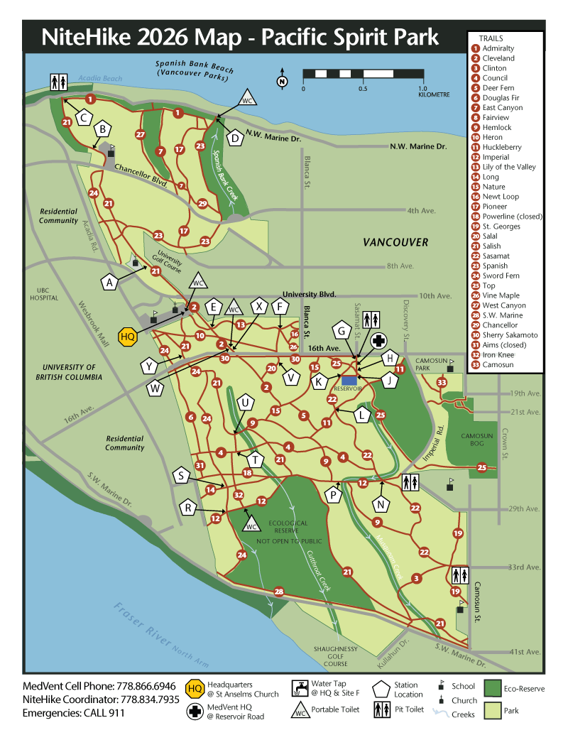 NiteHike 2026 Map NiteHike NH2026Map 