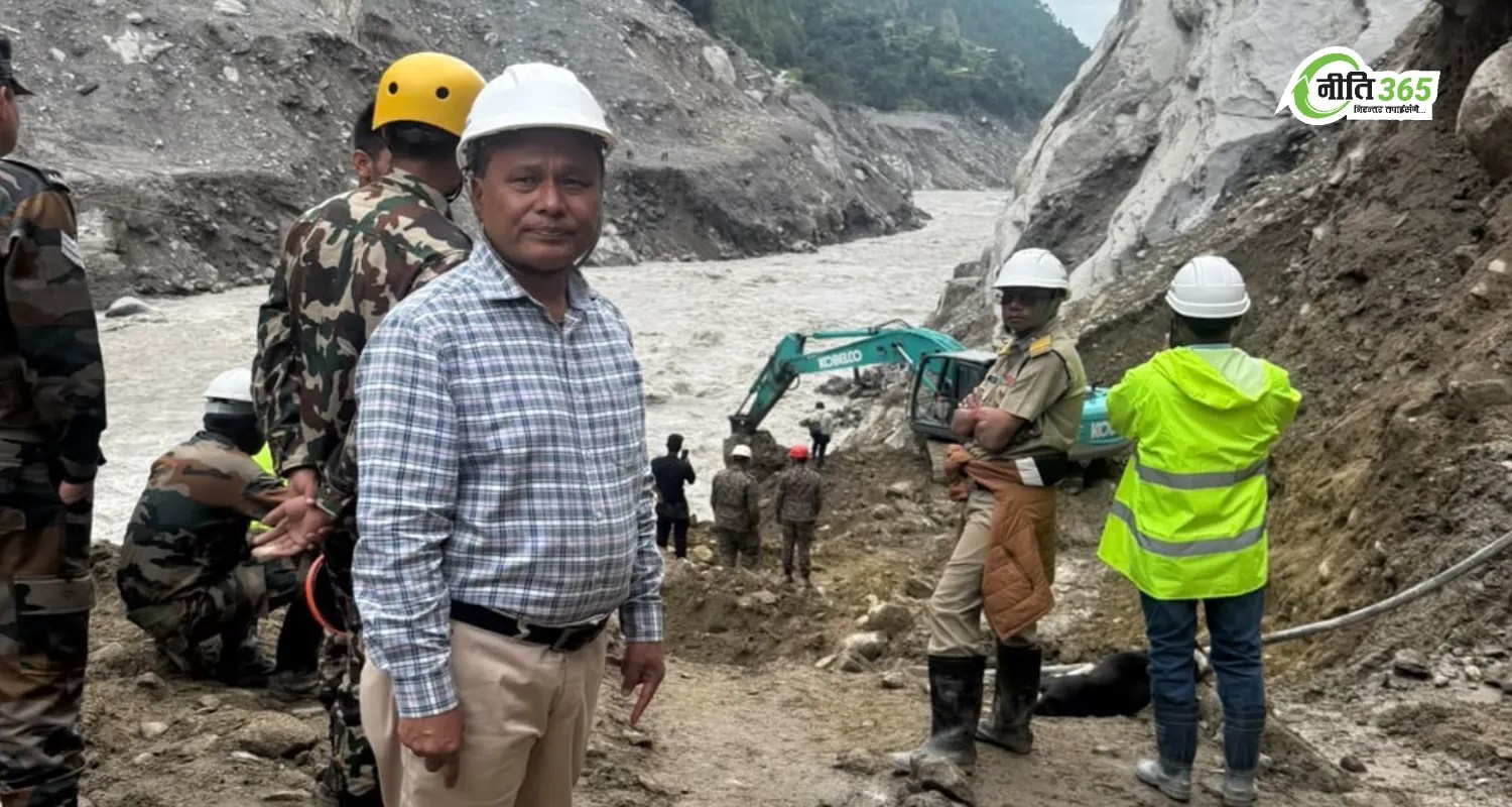 चिलिमे सुरुङमा फसेका कर्मचारीको उद्धारकार्य तीव्र, भित्रबाट प्रतिध्वनि र चिसो हावा आएपछि सकुशल रहेको आशा