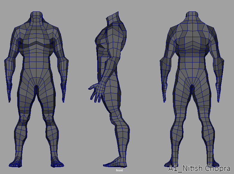 3d Character Modelling 2017 Maya Nitish Chopra