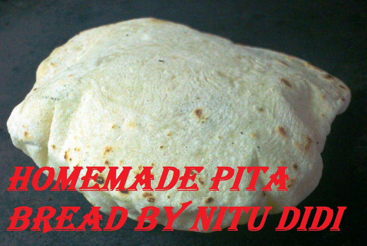 Home made pita bread
