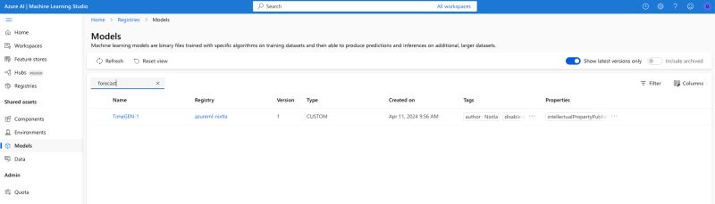 Timegen 1 Quickstart Azure Nixtlar - Landscape Pattern Collection - Mobile Quality