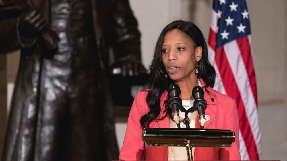 Former U.S. Rep. Mia Love, R-Utah, died on Sunday at the age of 49, according to her family.