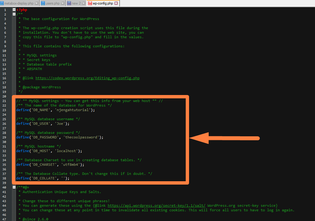 · locate your database details. How to Connect WordPress to MySQL Database  Step by Step Guide 