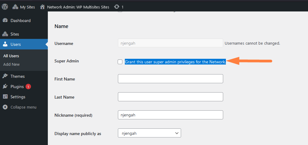 A super admin is a type of user role that has complete access to all administrative features of a wordpress multisite network. How To Create Super Admin In Wordpress Njengah