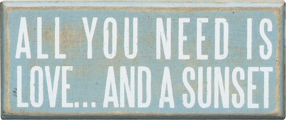 All You Need Is Love.. & A Sunset Small Sign - NJ Wedding Pros