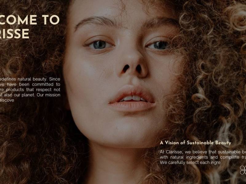 Présentation professionnelle d'une gamme des produits cosmétiques 100 % naturels Clarisse – Rédaction SEO de qualité