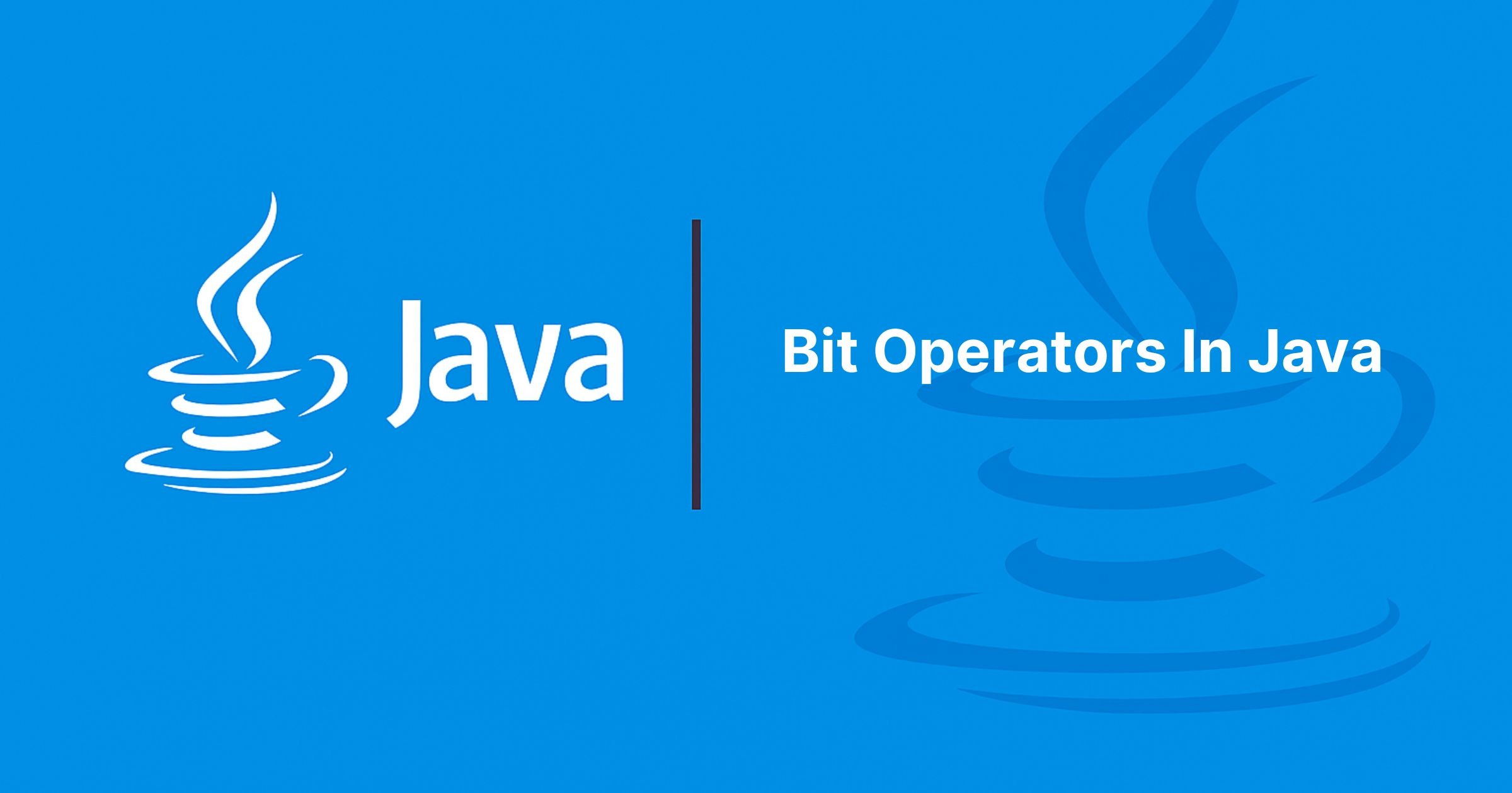 Read more about the article Bit Operators In Java