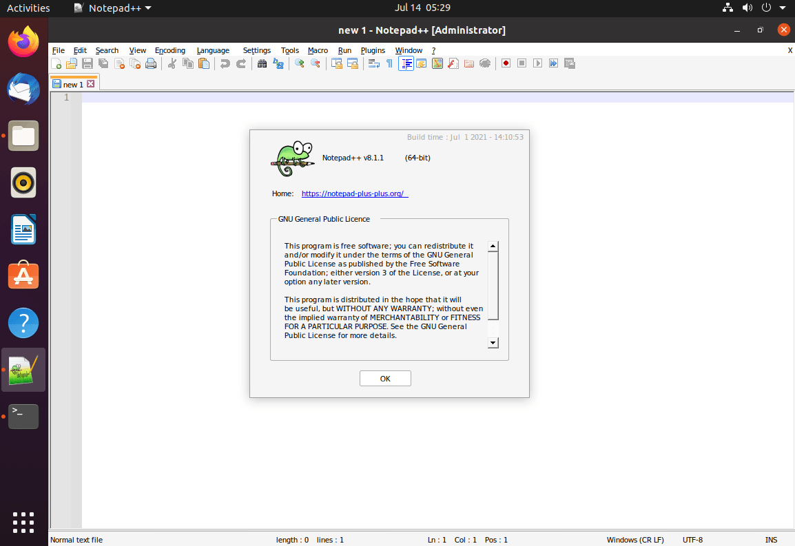 Instalar notepad++ en Linux vs usar una alternativa nativa | NKSistemas