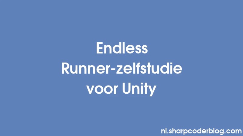 Endless Runner Zelfstudie Voor Unity Sharp Coder Blog - Stunning Mobile Dark Arts | Free Download