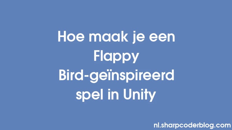 How To Make A Flappy Bird Inspired Game In Unity Sharp Coder Blog - Gorgeous Desktop Geometric Arts | Free Download