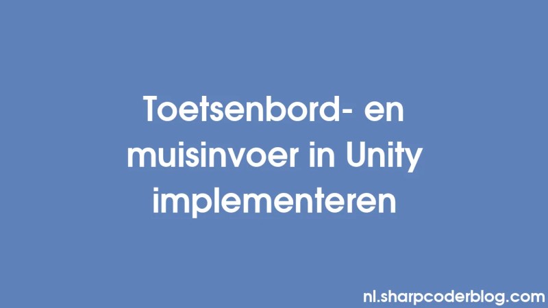 Menerapkan Input Keyboard Dan Mouse Di Unity Sharp Coder Blog - Landscape Art Collection - Ultra HD Quality