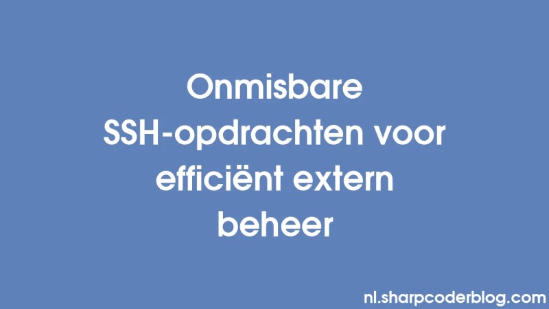 Must Know Ssh Commands For Efficient Remote Management Sharp Coder Blog - Artistic Space Illustration - Retina