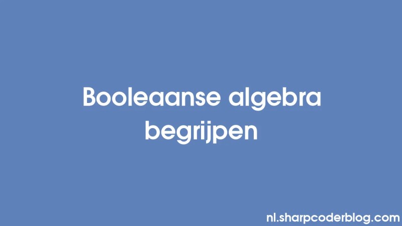 Understanding Boolean Algebra Sharp Coder Blog - Minimal Backgrounds - Classic Desktop Collection