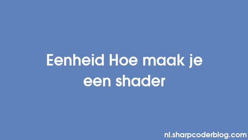 Eenheid Hoe Maak Je Een Shader Sharp Coder Blog - High Resolution Vintage Patterns for Desktop