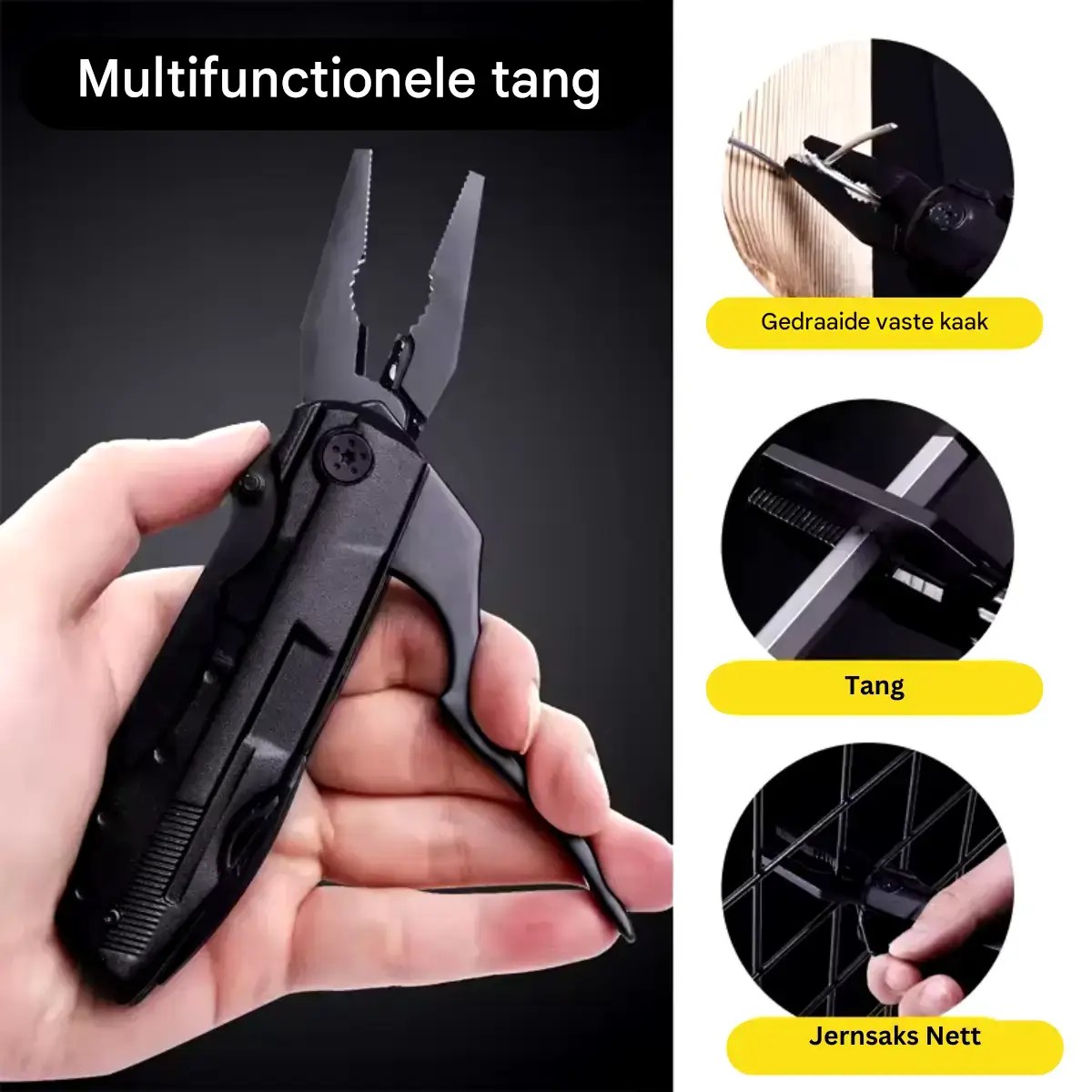 Ultime 10-in-1 Multitool Mes en Tang – Onmisbaar voor Outdoor en Survival - Afbeelding 4