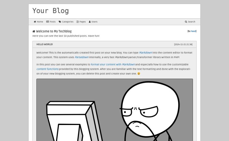 Github Nerdmind Blog A Simple Blog System With Markdown Support - High Resolution City Designs for Desktop