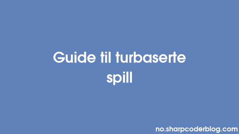 Guide Til Turbaserte Spill Sharp Coder Blog - Premium Ocean Image Gallery - 4K