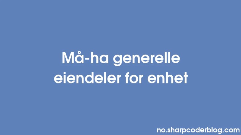 Implementering Av J Rnsikter I Enhet Sharp Coder Blog - Ultra HD Geometric Photo - HD