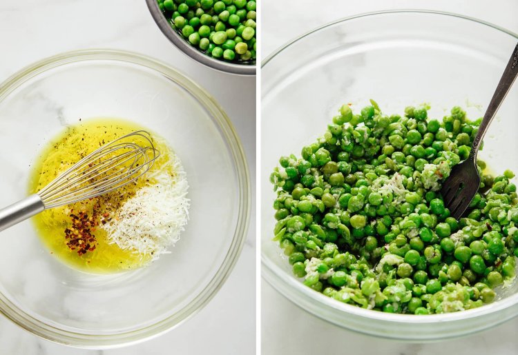 Gaby’s Pasta with Peas And Pesto