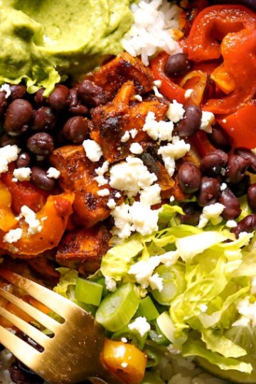 Fajita Veggie & Halloumi Bowls
