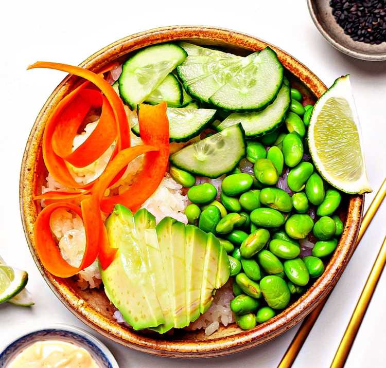 Veggie Sushi Bowls