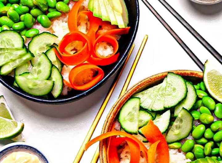 Veggie Sushi Bowls