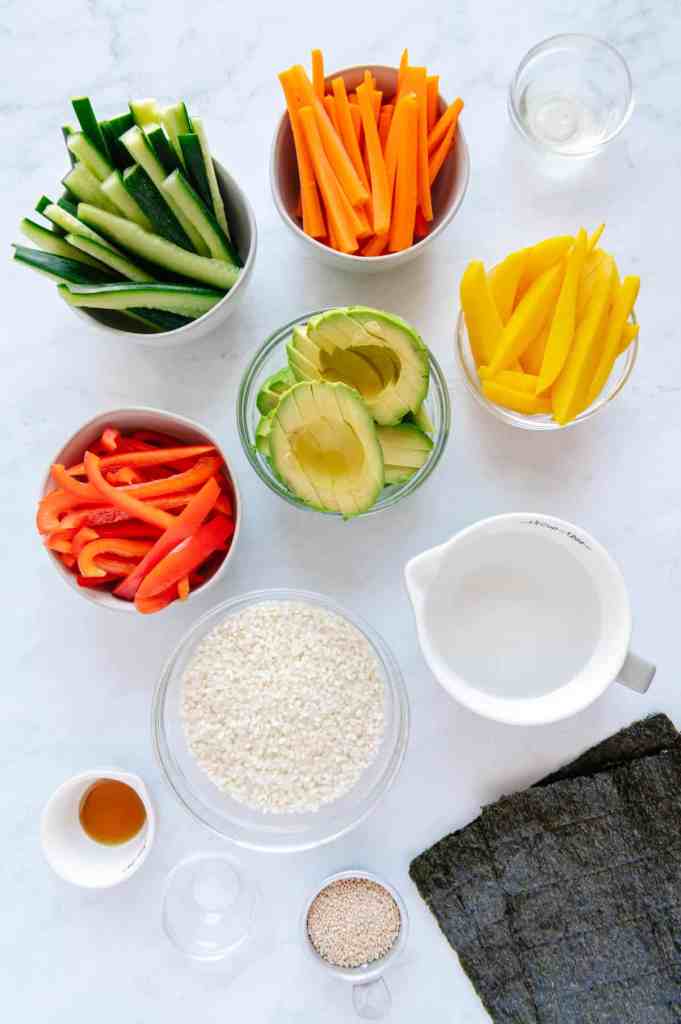 Veggie Sushi Bowls